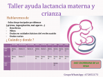 El Centro de Salud de Churriana de la Vega realiza Taller de lactancia materna y apoyo en la crianza