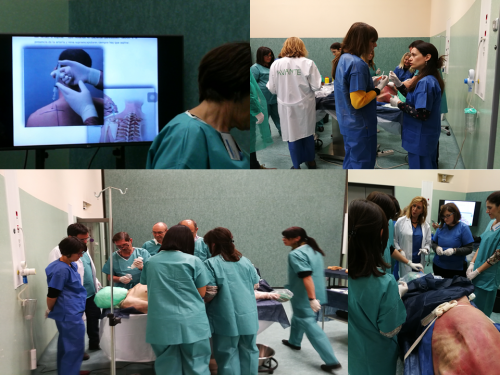 Profesionales del Distrito Sanitario Granada-Metropolitano se forman en un curso de infiltraciones y bloqueos analgésicos