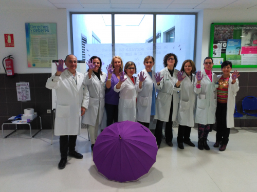 La Unidad de Gestión Clínica de Maracena se unió el pasado día 25 a la Campaña de “Lucha contra la Violencia de Género”