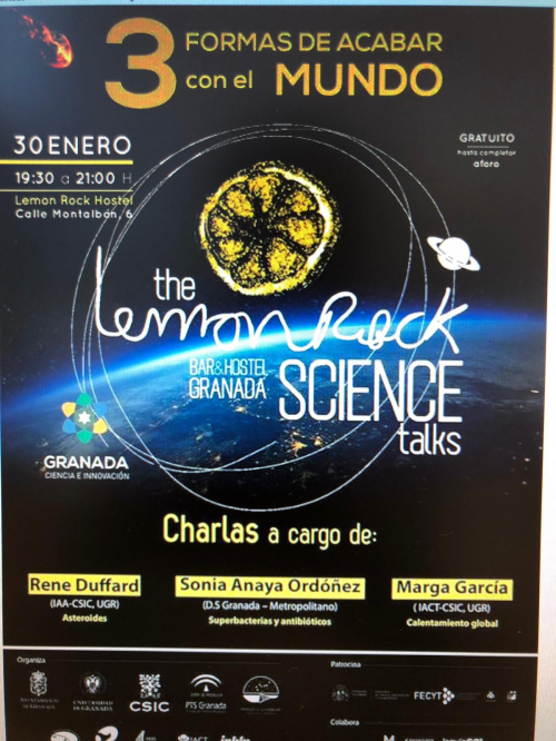 Una profesional Farmacéutica del Distrito Granada Metropolitano participa como ponente en un Proyecto de Ciencias e Innovación