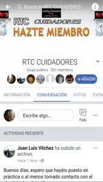 La Unidad de Gestión Clínica Zaidin Sur crea un grupo social en Facebook dirigido a cuidadores/as