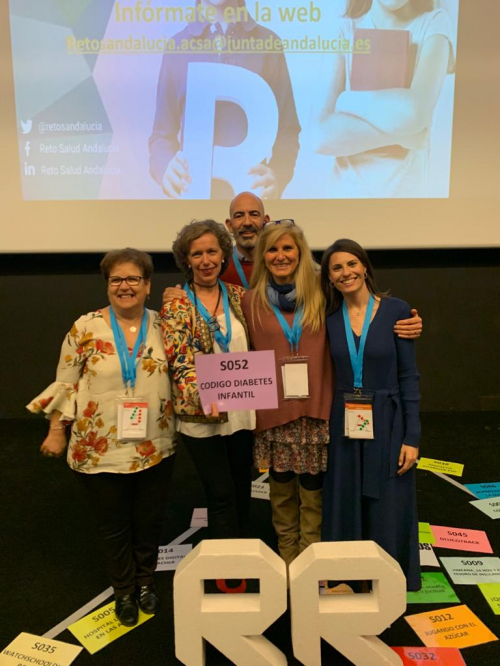 Profesionales de la UA Churriana de la Vega pasan a la 2ª fase del II Reto Salud Andalucía con dos ideas de solución para mejorar la calidad de vida de los menores de 8 años con Diabetes 1 en el ámbito escolar