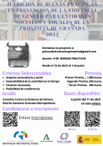 II edición del concurso de buenas prácticas en prevención de la violencia de género para entidades sociales y locales de la provincia de Granada