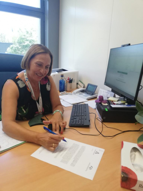 ADELINA ROMERO SOTO, LA DIRECTORA DE DESARROLLO PROFESIONAL DEL DISTRITO SE JUBILA