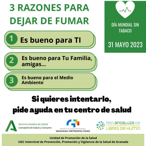 DÍA MUNDIAL SIN TABACO 2023