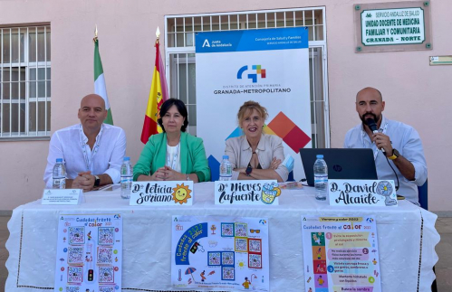 El Distrito de Atención Primaria Granada-Metropolitano celebra una Jornada sobre cuidados frente al Calor.