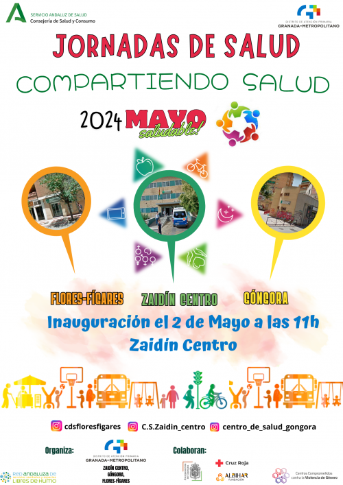 Tres centros de salud de la capital granadina organizan un mes de mayo repleto de actividades