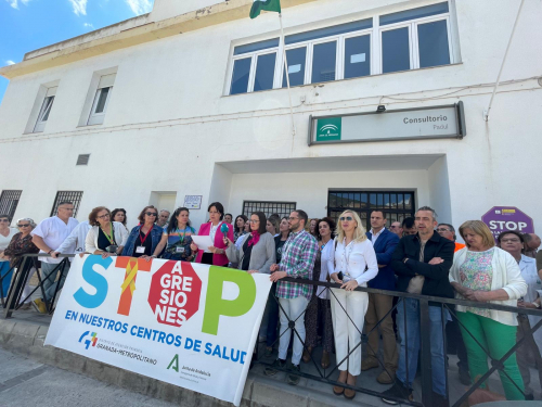 STOP A  AGRESIONES DE PROFESIONALES DE LOS CENTRSOS DE SALUD DE DISTRITO GRANADA-METROPOLITANO