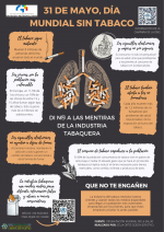 CAMPAÑA 2024 DEDICADA A JOVENES, DÍA MUNDIAL SIN TABACO. "DI NO A LAS MENTIRAS DE LA INDUSTRIA TABACALERA"