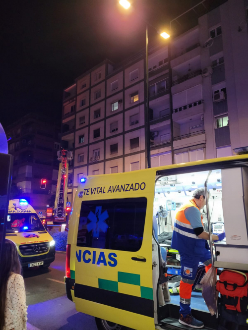 El Equipo SUAP evita víctimas el incendio de un edificio