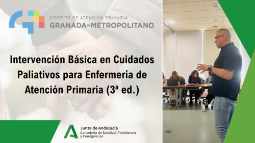 Un total de 60 enfermeras del Distrito Granada-Metropolitano se forman en Cuidados Paliativos