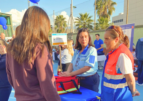 El Distrito Granada-Metropolitano imparte una charla divulgativa a alumnos de los Agustinos
