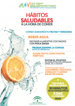 El Distrito Granada-Metropolitano difunde recomendaciones para mejorar los hábitos alimentarios durante la jornada laboral