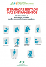 El Distrito Granada-Metropolitano promueve pausas activas y estiramientos para reducir el sedentarismo laboral