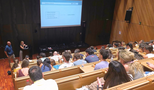 El Distrito Granada-Metropolitano recibe a los alumnos de cuarto curso de Enfermería